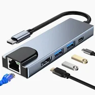 5 in 1 USB Hub Type-C to HDTV