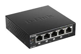D-Link DGS‑1005P 5‑Port Desktop Gigabit PoE+ Switch