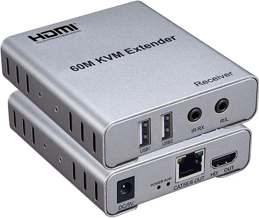 60m HDMI KVM Extender with Full HD Support and USB