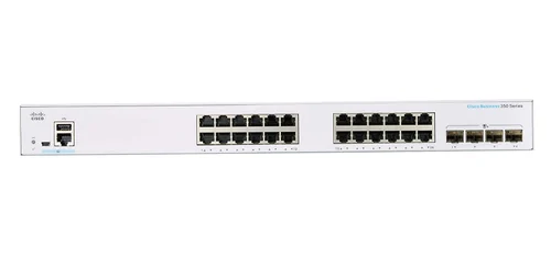 CISCO small Business CBS350-24P-4G-UK-1 24-PORT GIGABIT POE Switch managed with 4 SFP