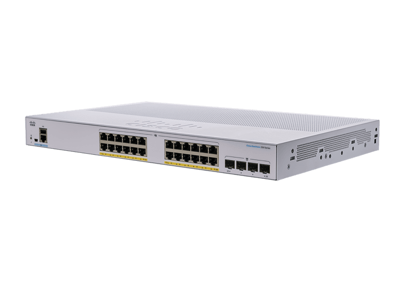 Cisco CBS Smart Managed Gigabit Poe Switch CBS250-24P-4G-UK