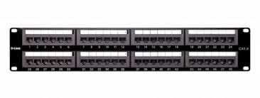 D-link 48 Port Cat6A Shielded patch panel