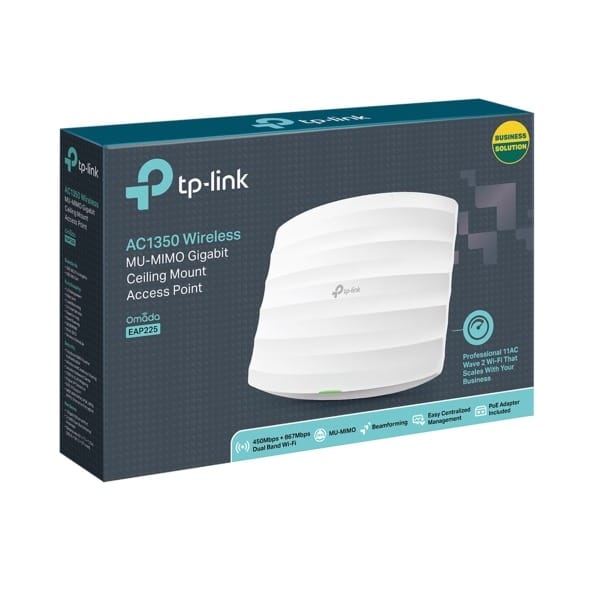 EAP225 AC1350 Wireless MU-MIMO Gigabit Ceiling Mount Access Point
