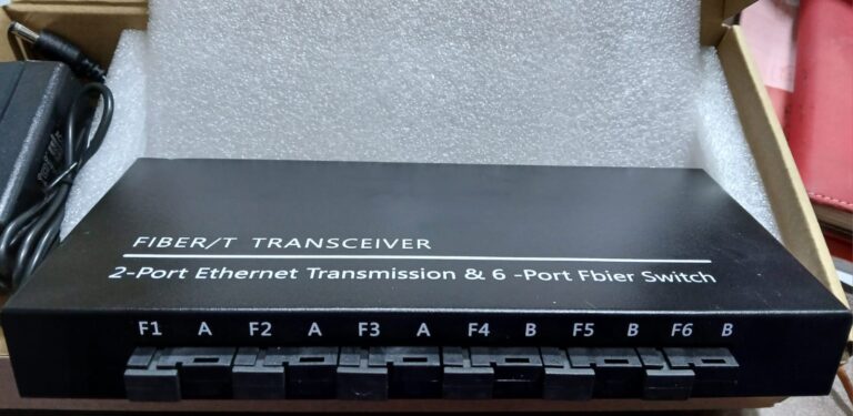 Ethernet Fiber Switch 6 Port optical