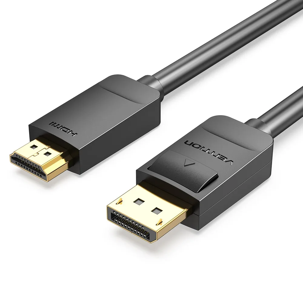 Vention Display To HDMI Cable 1.5 Meter (Black) VEN-HADBG