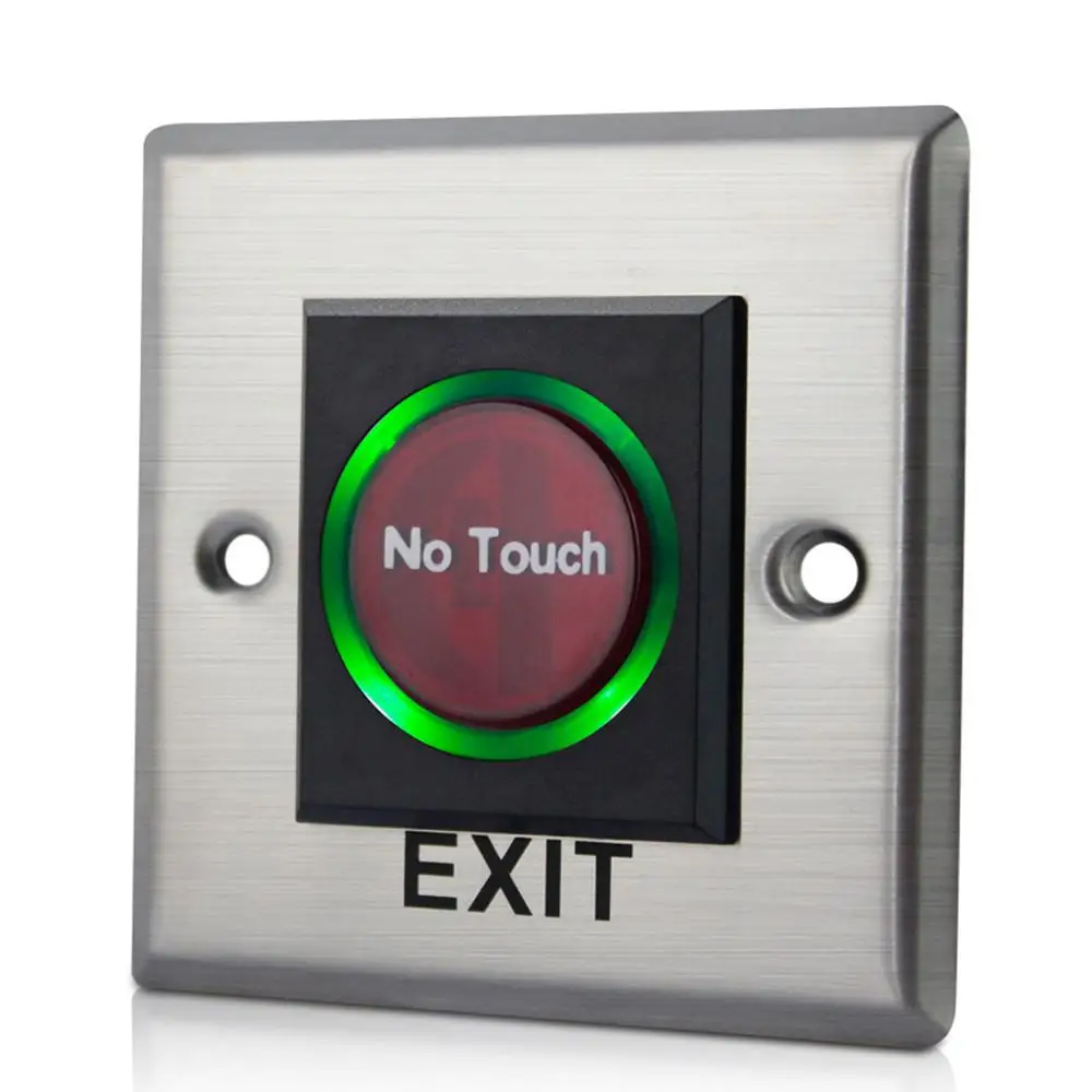 No touch exit button