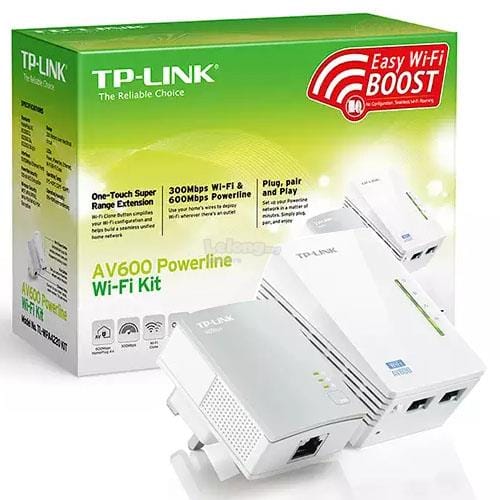 Tp-Link TL-WPA4220KIT Powerline 600 Wi-Fi Extender Starter Kit