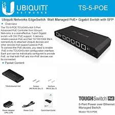 TOUGHSWITCH POE 5 PORT CONTROLLER UBIQUITI