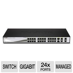 24 Port PoE D-Link DGS-1210-28P Gigabit Ethernet Switch