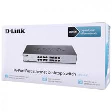 16‑Port Fast Ethernet Unmanaged Rackmount/Desktop Switch DES‑1016D