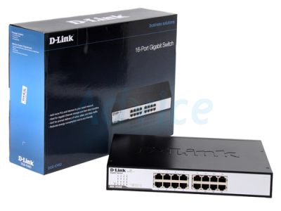 16‑Port Gigabit Unmanaged Desktop Switch DGS‑1016D