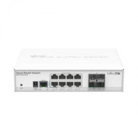 MikroTik CRS112-8G-4S-IN-8x Gigabit Ethernet Smart Switch 4x SFP cages 400MHz CPU