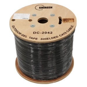 CAT6 Outdoor Cable Ethernet Double shielded 305 Meters (Black)