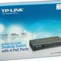 TP LINK TL-SF1008P 8-Port 10/100Mbps Desktop Switch with 4-Port PoE