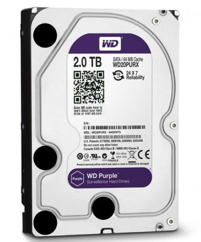WD Purple 2TB Surveillance Internal Hard Disk Drive For CCTV