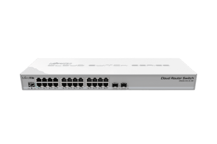 Mikrotik CRS326-24G-2S+RM 24 Gigabit port switch with 2 x SFP+ Ports