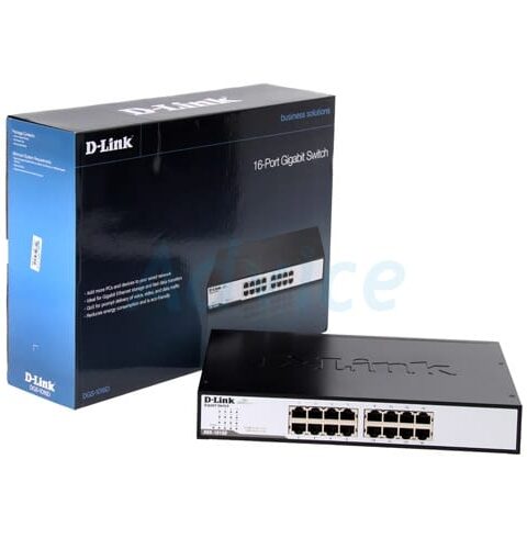 16‑Port Gigabit Unmanaged Desktop Switch DGS‑1016D