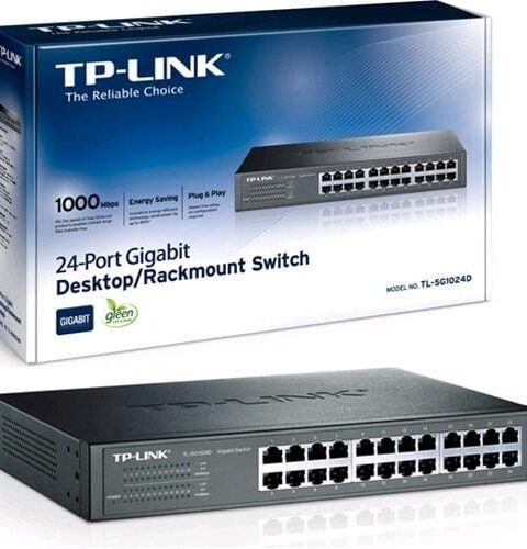 24-Port Gigabit Rackmount Switch-TL-SG1024