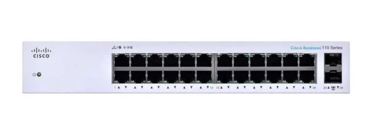 Cisco CBS Unmanaged 24-Port 2x1g Sfp Gigabit Cbs110-24t-Uk