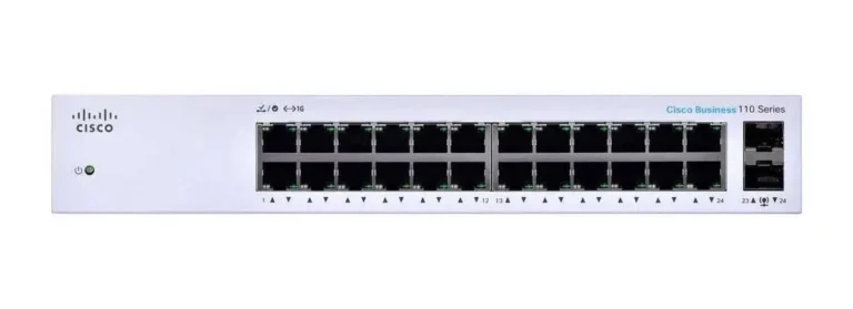 Cisco CBS Unmanaged 24-Port 2x1g Sfp Gigabit Cbs110-24t-Uk