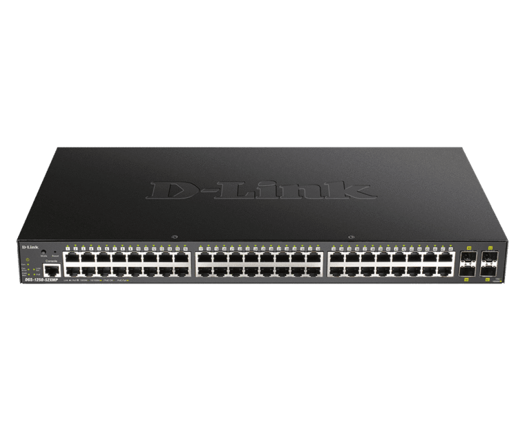 D-Link DGS-1250-52XMP 10-Gigabit Smart Managed PoE Switch
