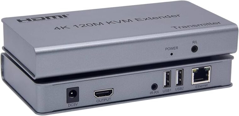 4k 120m KVM HDMI Extender with usb port
