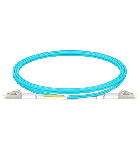 LC-LC OM3 Multimode Fiber Patch Cord Duplex 1m