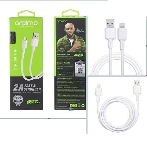 Oraimo iPhone data cable OCD-L53 – White