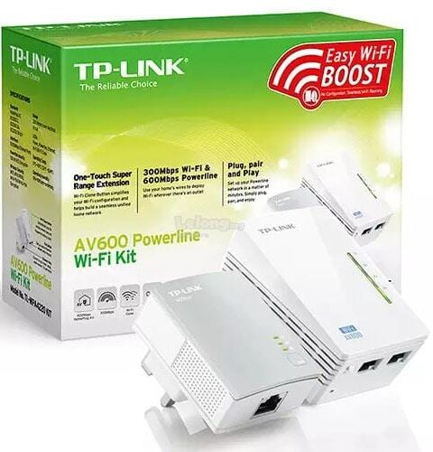 Tp-Link TL-WPA4220KIT Powerline 600 Wi-Fi Extender Starter Kit