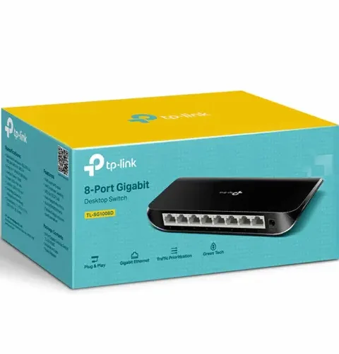 TP-Link TL-SG1008 | 8-Port Gigabit Desktop/Rackmount Switch