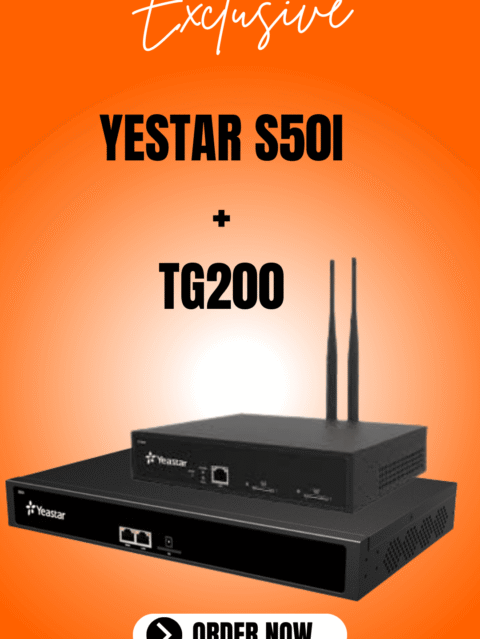 Yeastar S50i + 2Simcard Gateway(TG200)