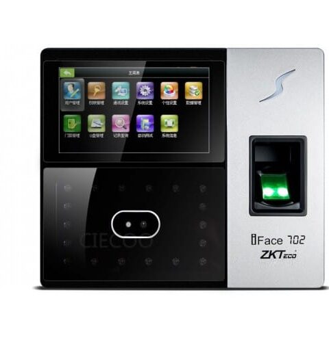 ZKTECO IFace 702 Face And Fingerprint Biometric Reader
