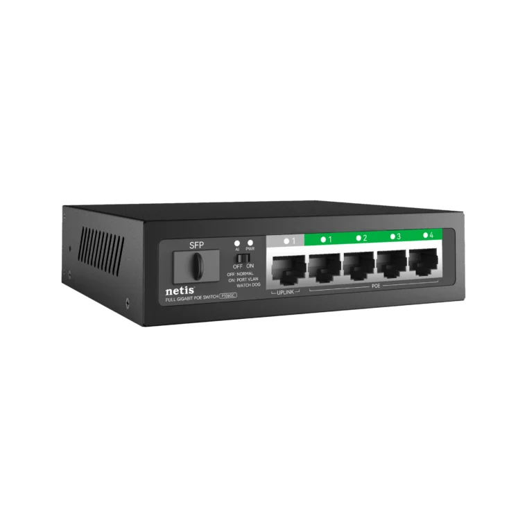 Netis P106GC 4GE POE+1GE +1GE SFP Uplink POE Switch