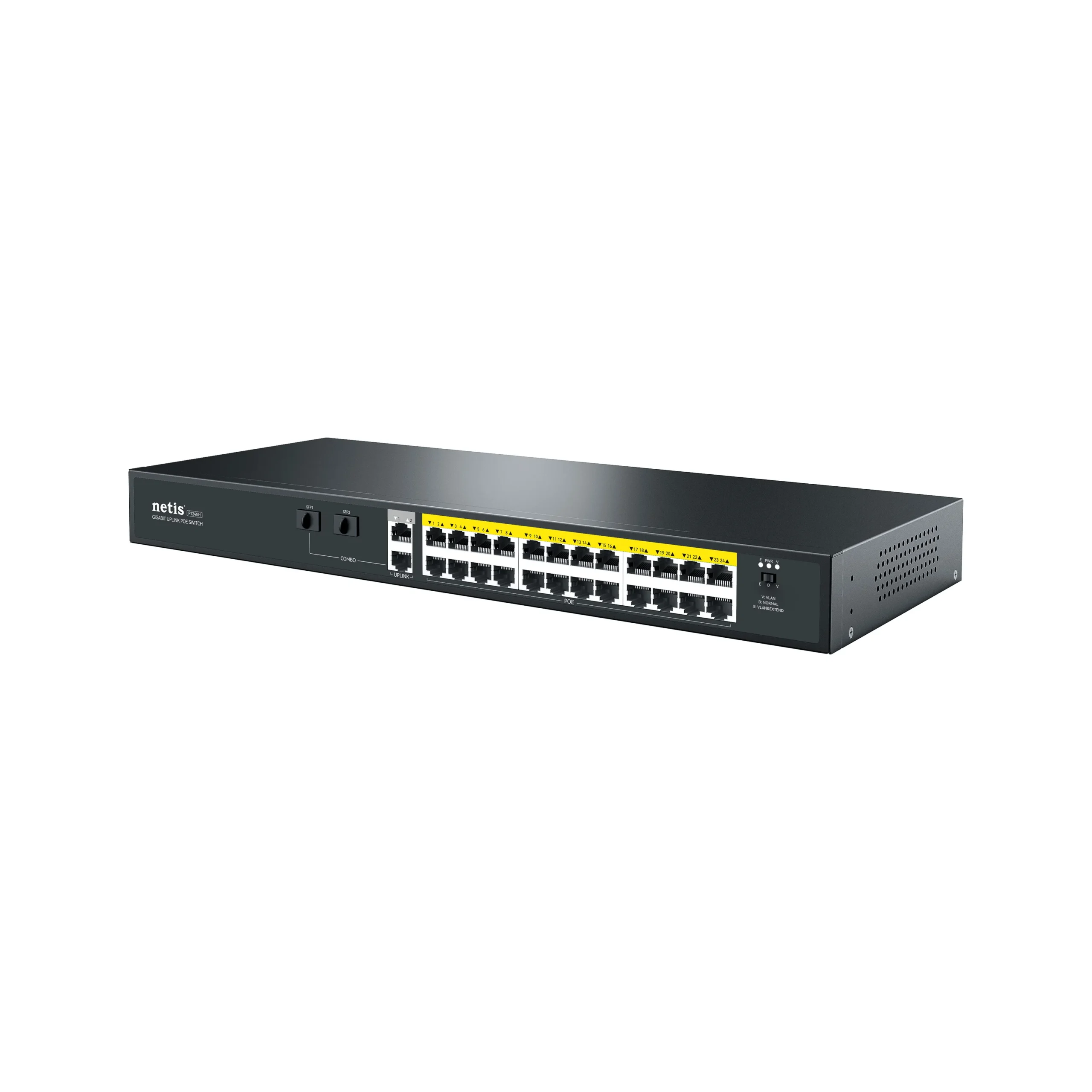 Netis P124GH 24port PoE half gigabit